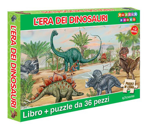 L'era dei dinosauri. Puzzle book. Ediz. a colori