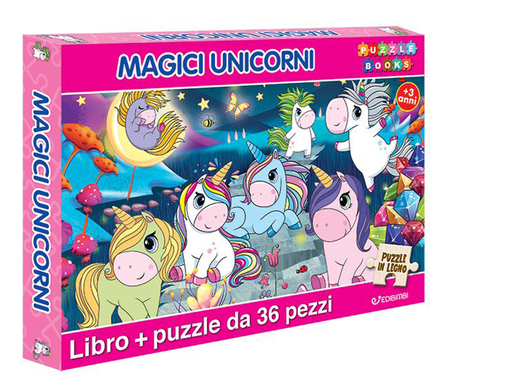 Magici unicorni. Puzzle books. Ediz. a colori