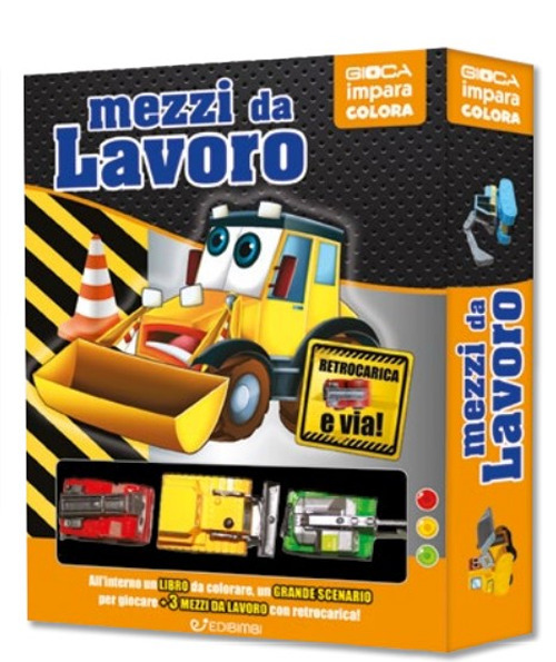 Mezzi da lavoro. Ediz. a colori. Con 3 macchinine