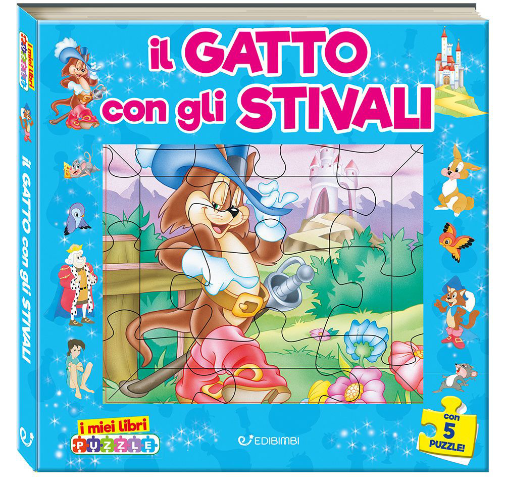 Il gatto con gli stivali. I miei libri puzzle. Ediz. a colori