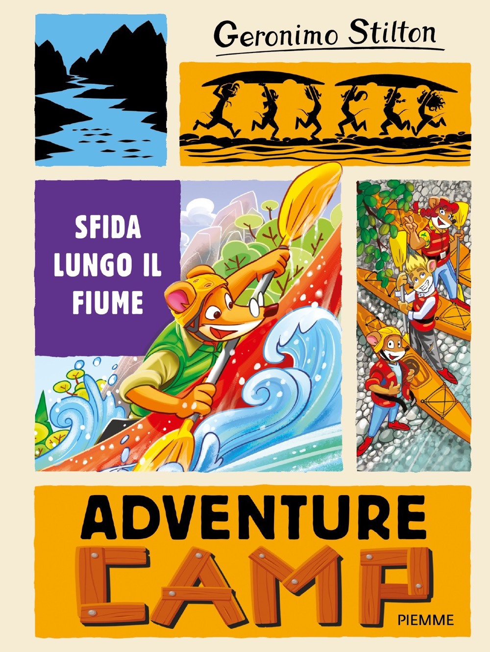 Sfida lungo il fiume. Adventure camp