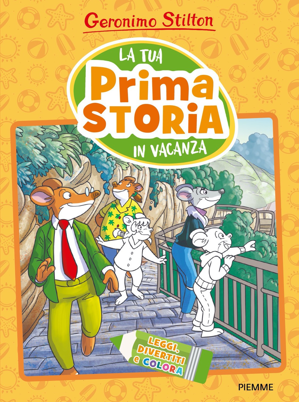 La tua prima storia in vacanza. Leggi, divertiti e colora. Ediz. a colori