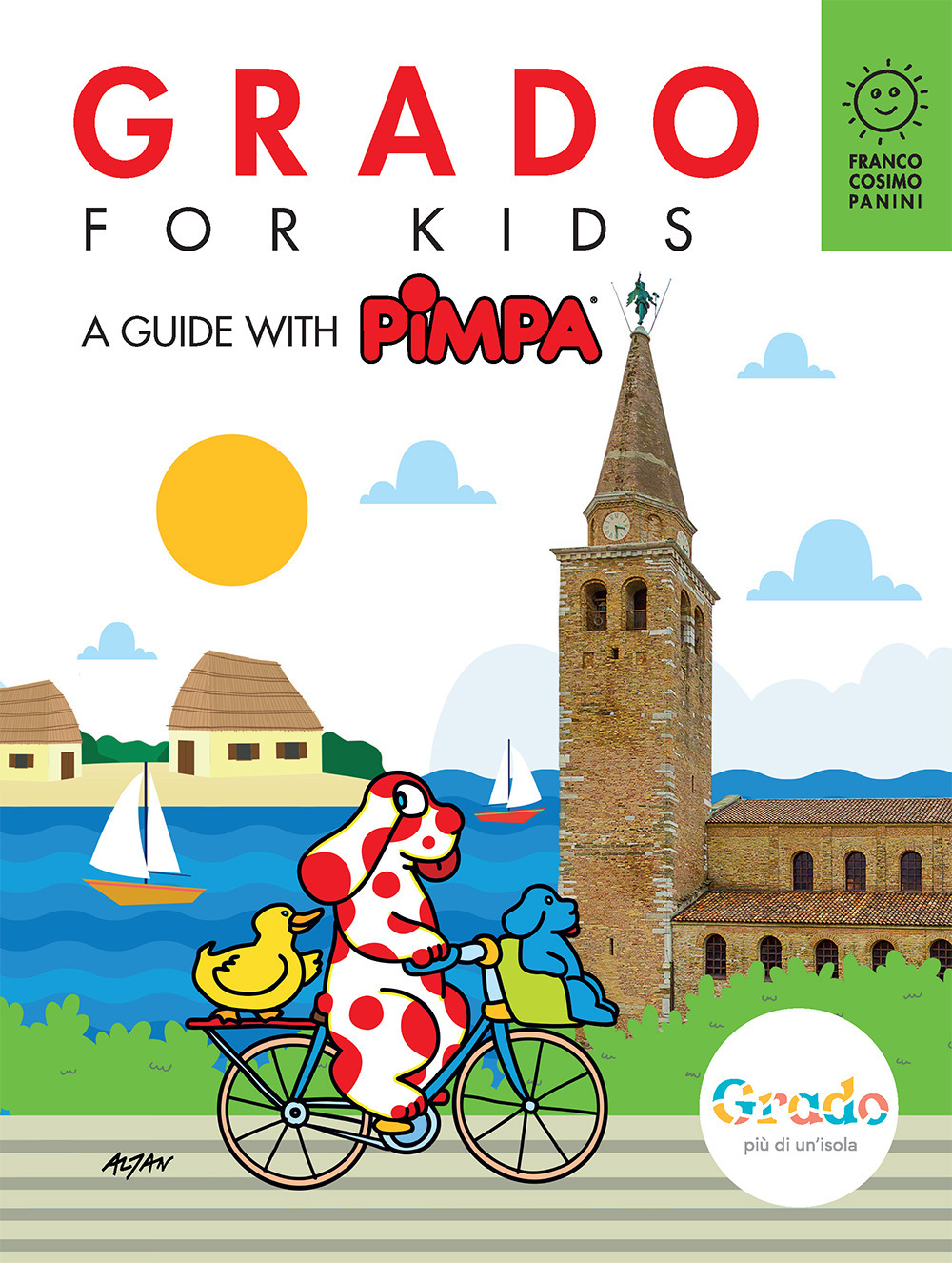 Grado for kids. A guide with Pimpa. Ediz. illustrata. Con Adesivi