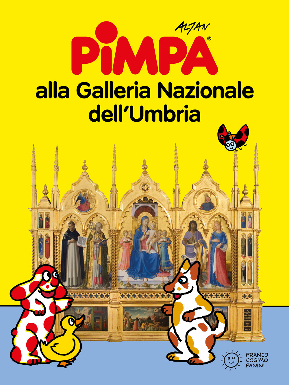 Pimpa alla Galleria Nazionale dell'Umbria. Con Adesivi