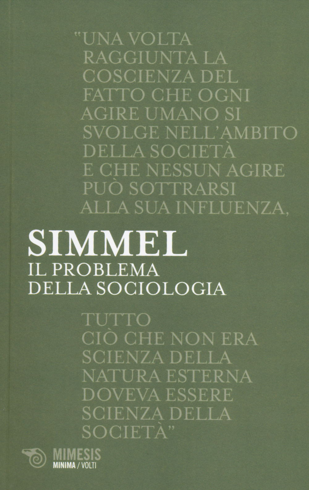 Il problema della sociologia