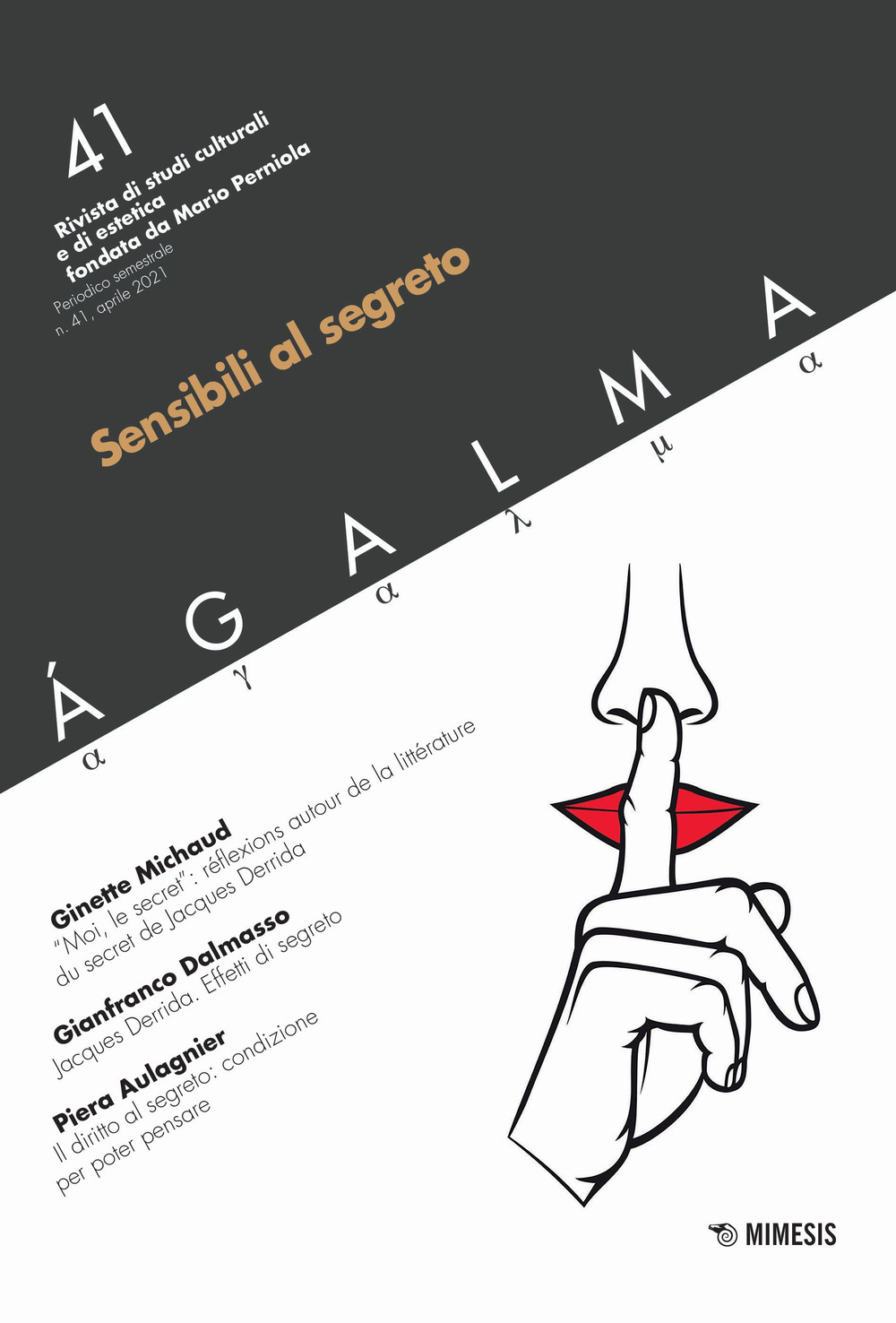 Ágalma (2021). Vol. 41: Sensibili al segreto