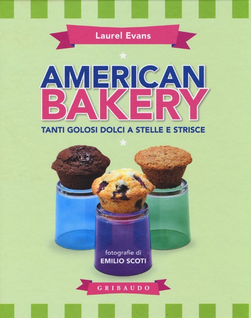 American bakery. Tanti golosi dolci a stelle e strisce