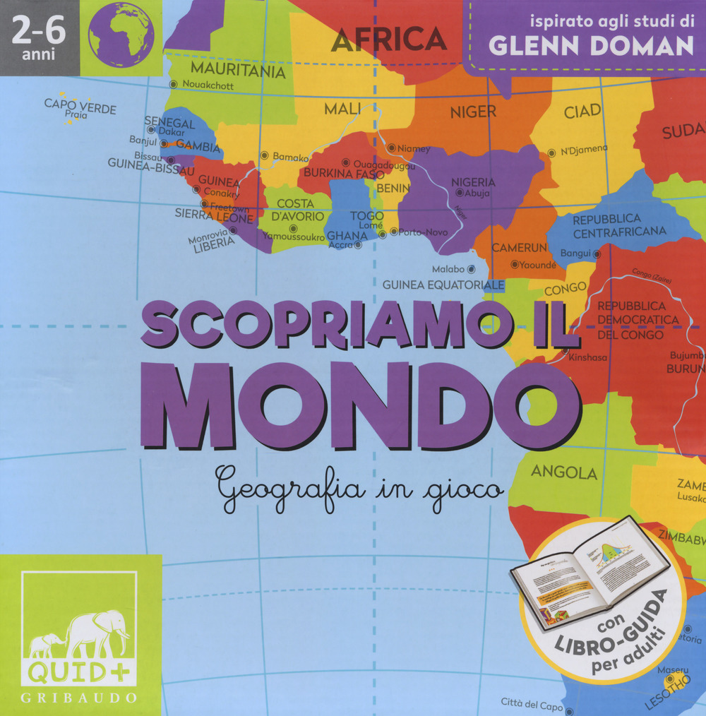 Scopriamo il mondo. Geografia in gioco. Ispirato agli studi di Glenn Doman. Ediz. illustrata. Con gadget. Con 52 Carte