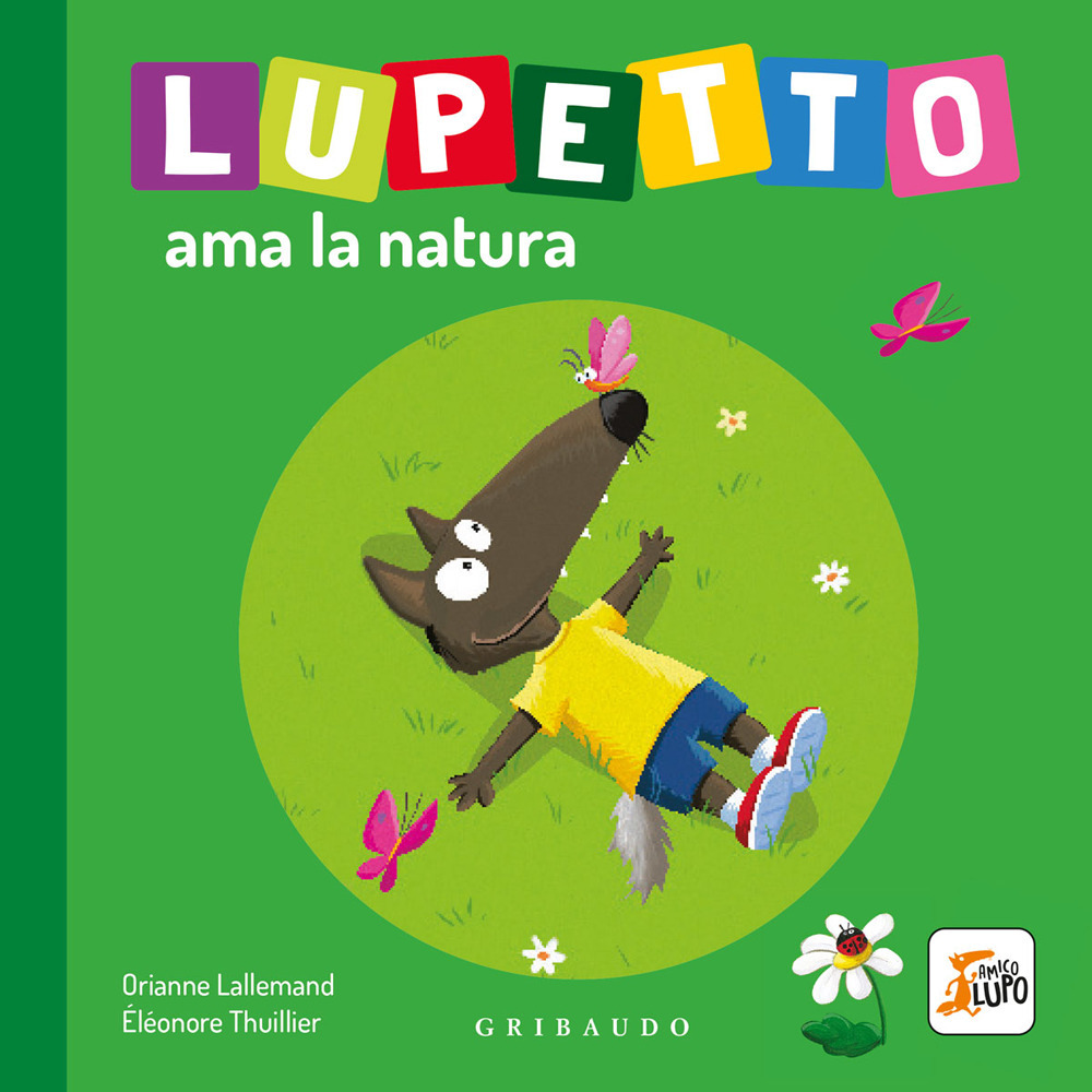 Lupetto ama la natura. Amico lupo