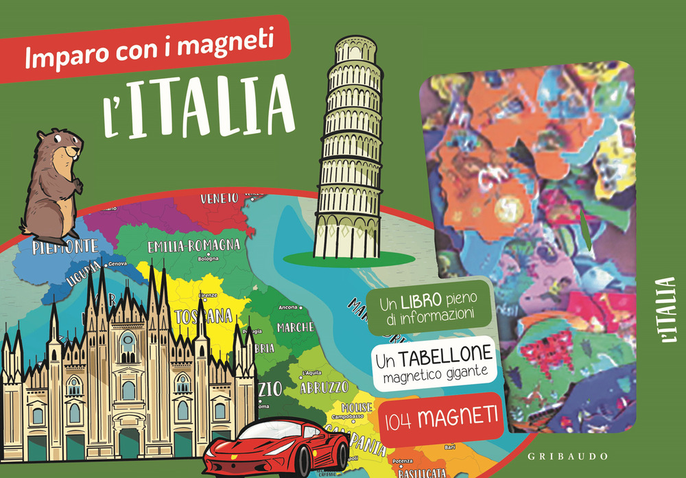 L'Italia. Imparo con i magneti. Con 104 magneti. Con Gioco: tabellone magnetico. Con Carta geografica: atlante