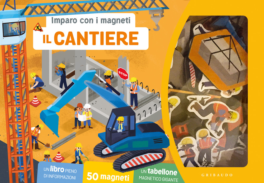 Cantiere. Imparo con i magneti. Ediz. a colori. Con 50 magneti. Con tabellone