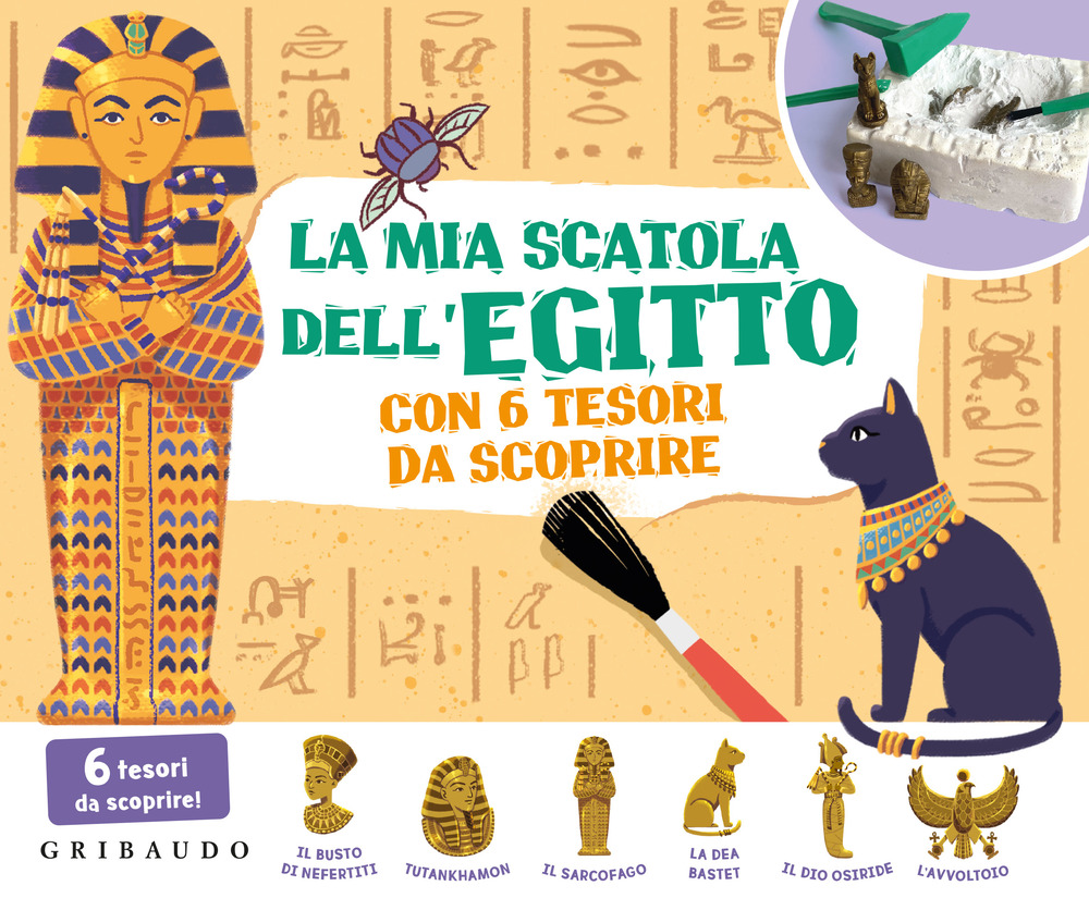 La mia scatola dell'Egitto con 6 tesori da scoprire. Con gadget