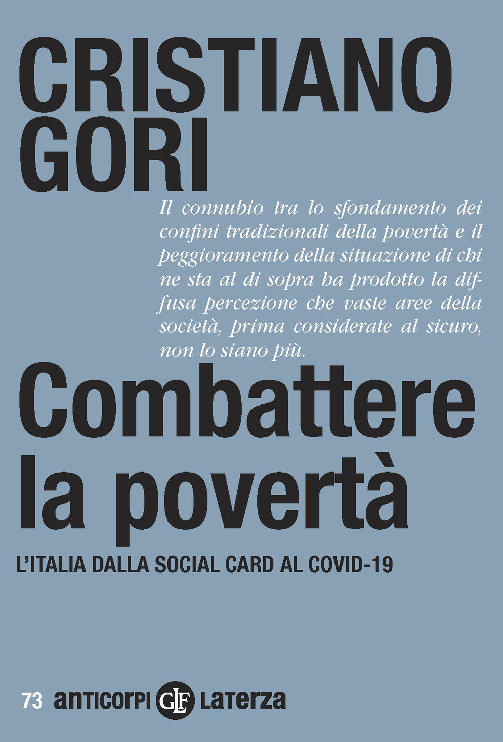 Combattere la povertà. L'Italia dalla Social card al Covid-19