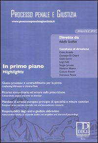 Processo penale e giustizia (2012). Vol. 2