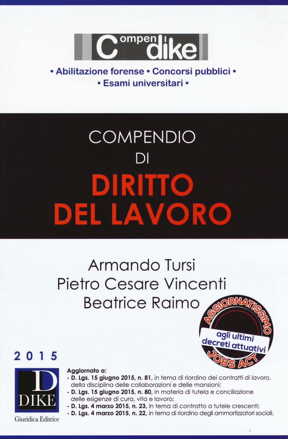 Compendio di diritto del lavoro