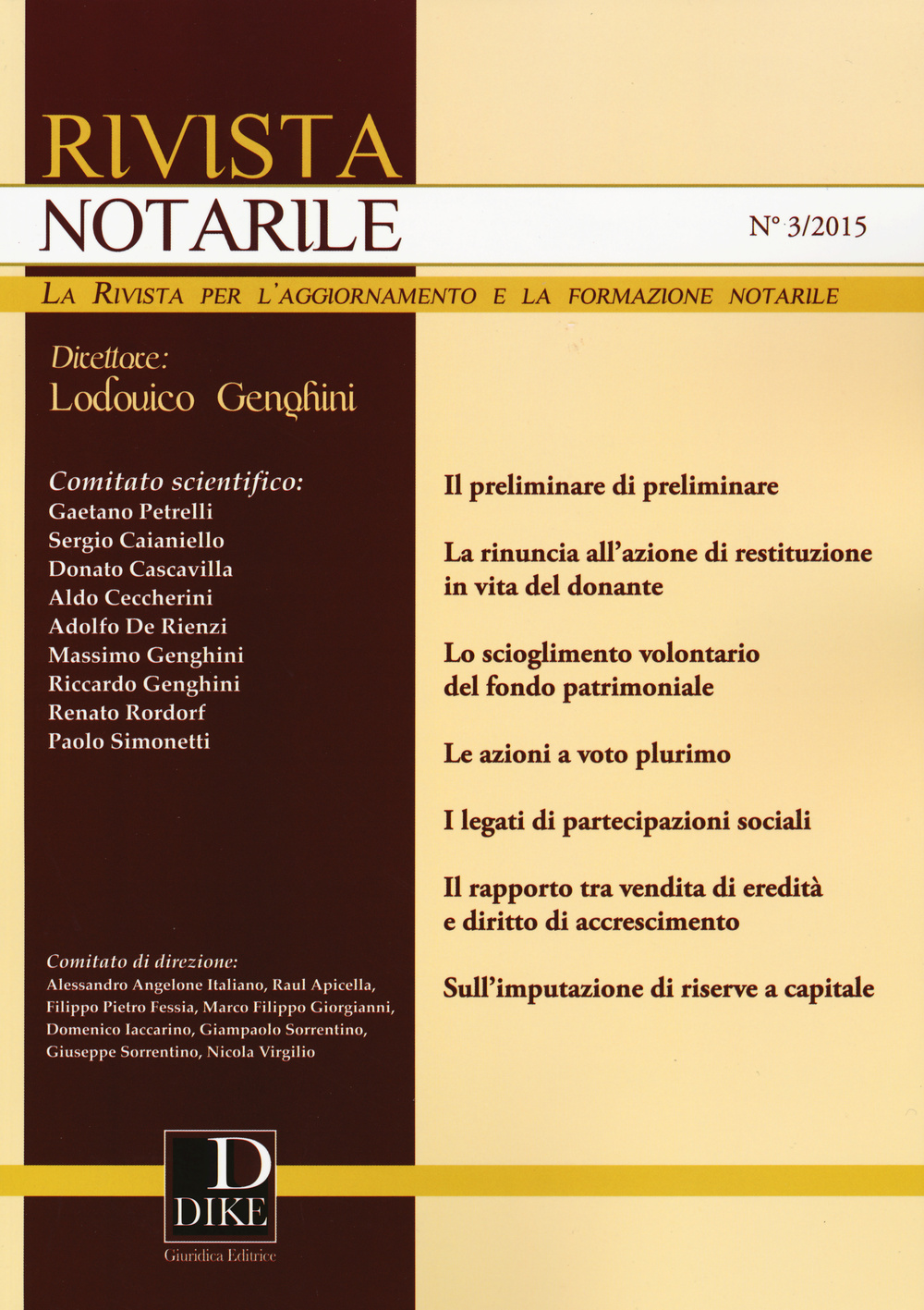 Rivista notarile (2015). Vol. 3