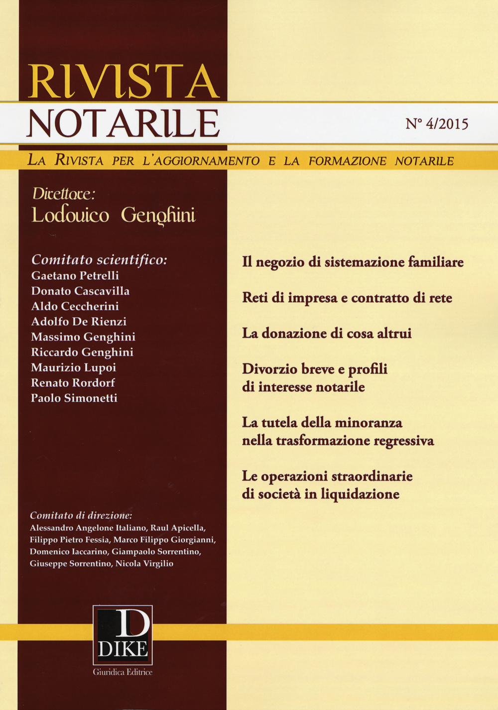 Rivista notarile (2015). Vol. 4