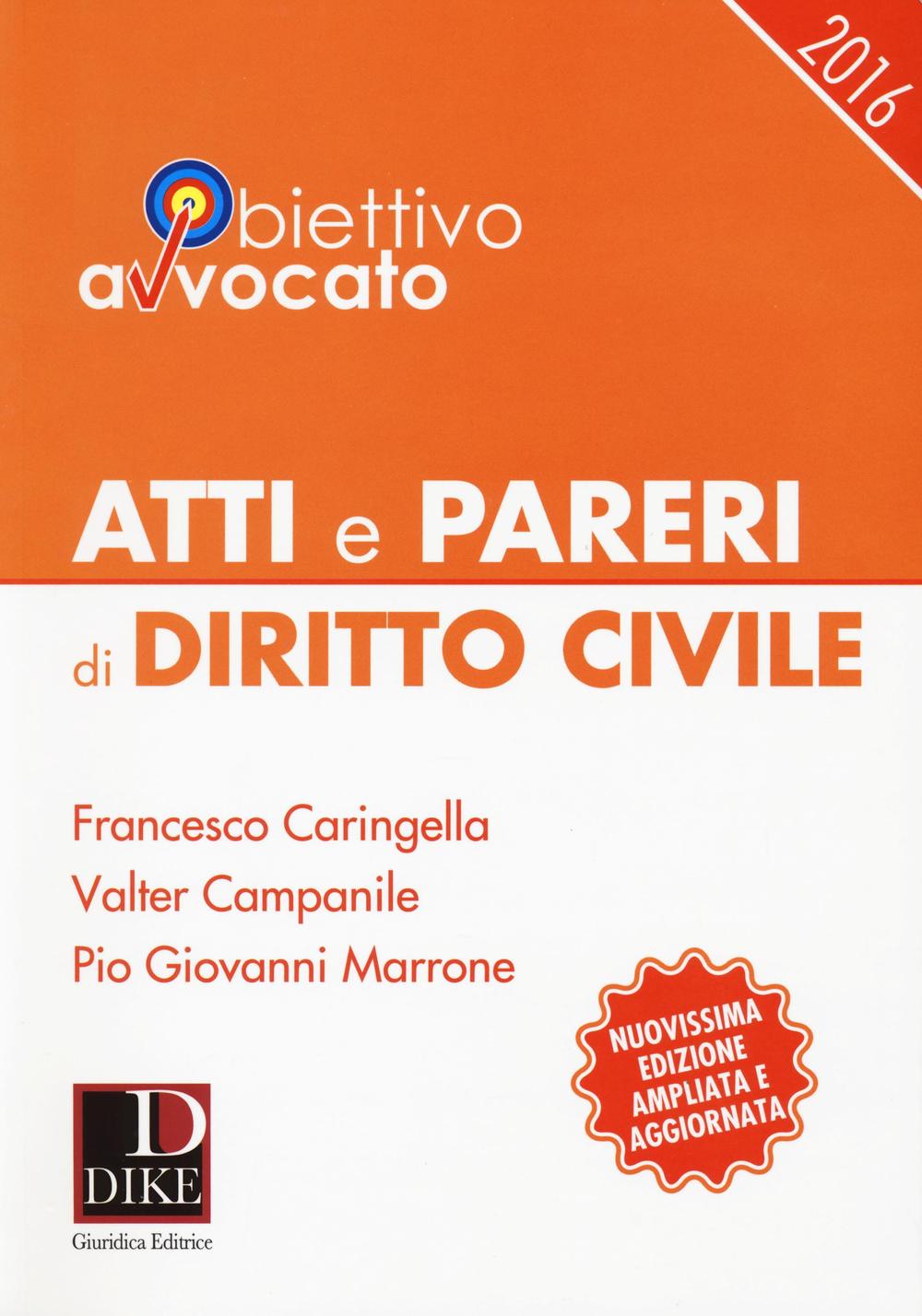 Atti e pareri di diritto civile