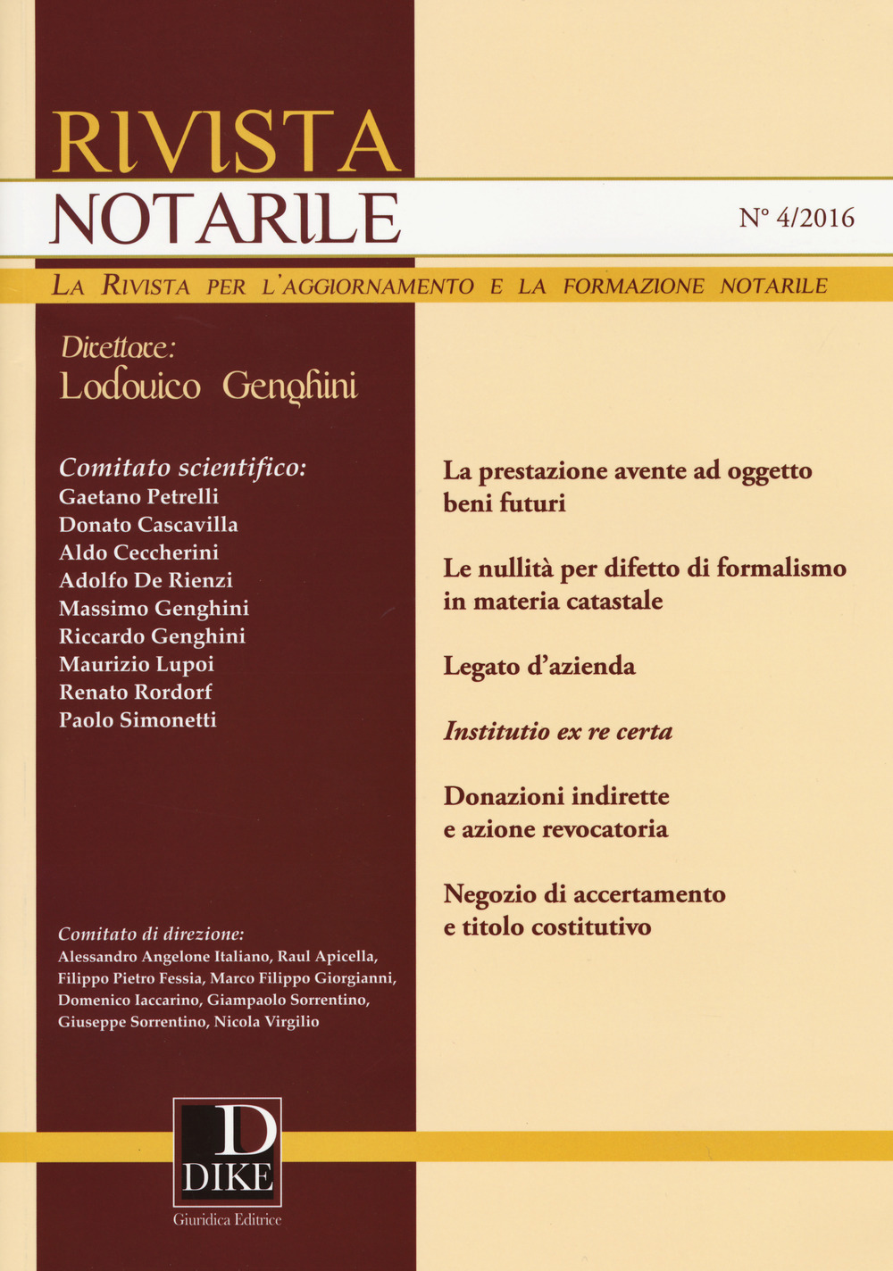Rivista notarile (2016). Vol. 4