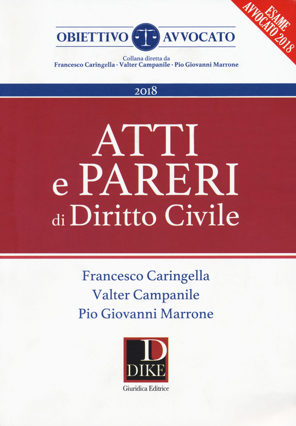 Atti e pareri di diritto civile