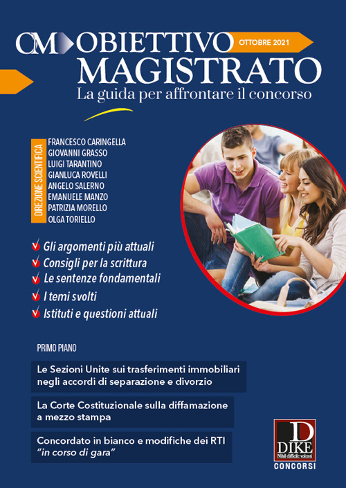 Obiettivo magistrato. La guida per affrontare il concorso (2021). Vol. 7: Ottobre