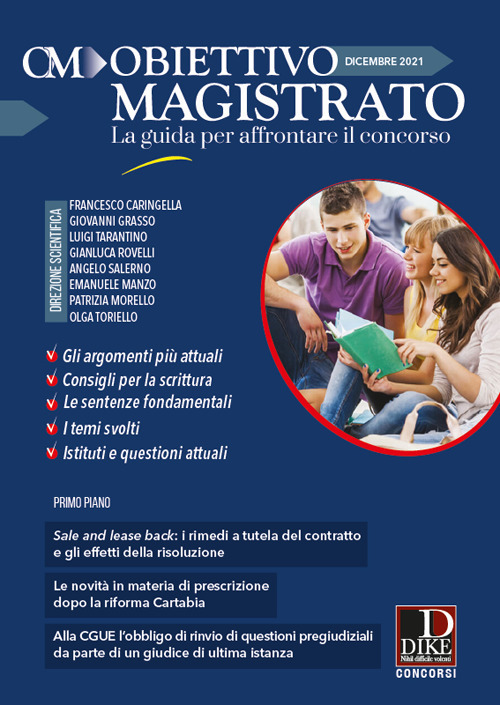 Obiettivo magistrato. La guida per affrontare il concorso (2021). Vol. 9: Dicembre