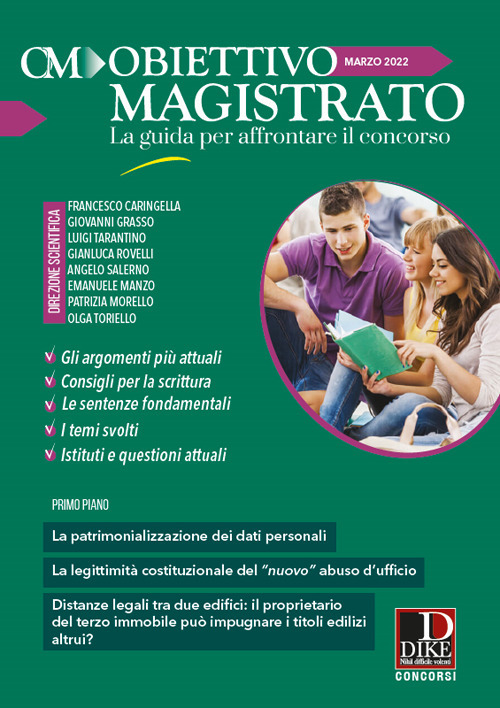 Obiettivo magistrato. La guida per affrontare il concorso (2022). Vol. 3: Marzo 2022