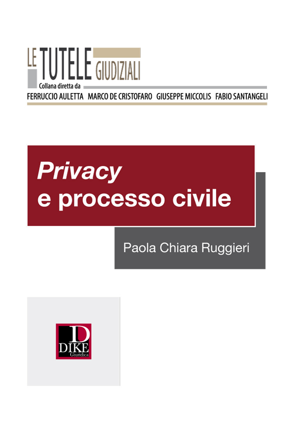 Privacy e processo civile