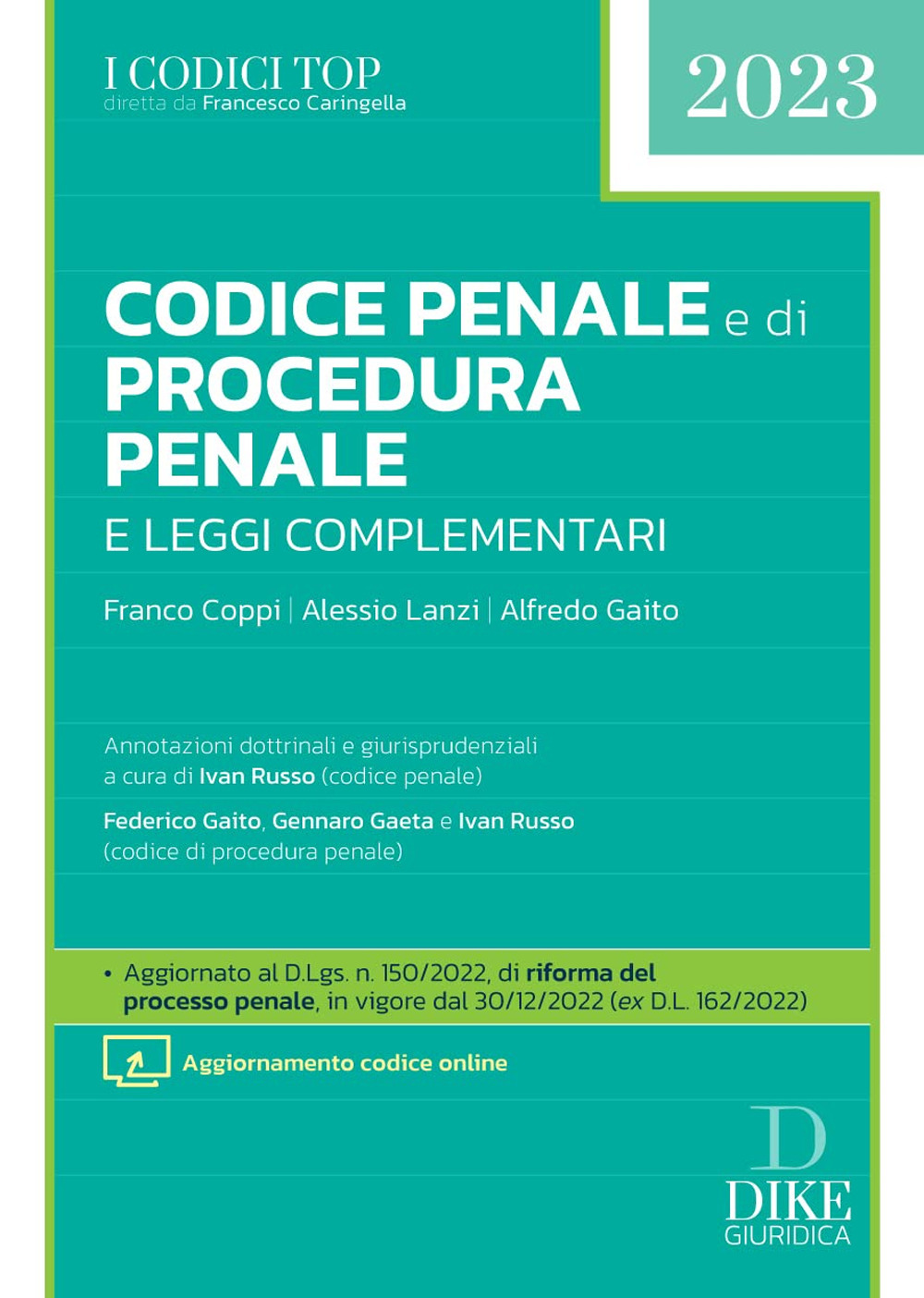 Codice penale e di procedura penale e leggi complementari