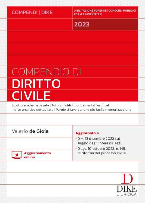 Compendio di diritto civile 2023