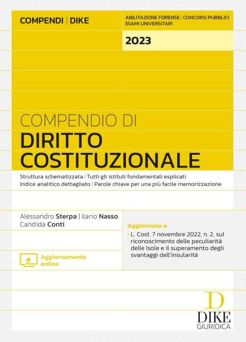 Compendio di diritto costituzionale. Con aggiornamento online