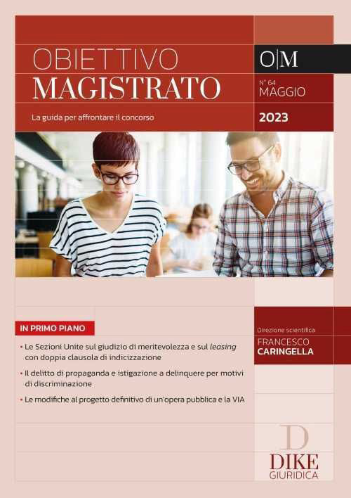 Obiettivo magistrato. La guida per affrontare il concorso (2023). Vol. 5: Maggio