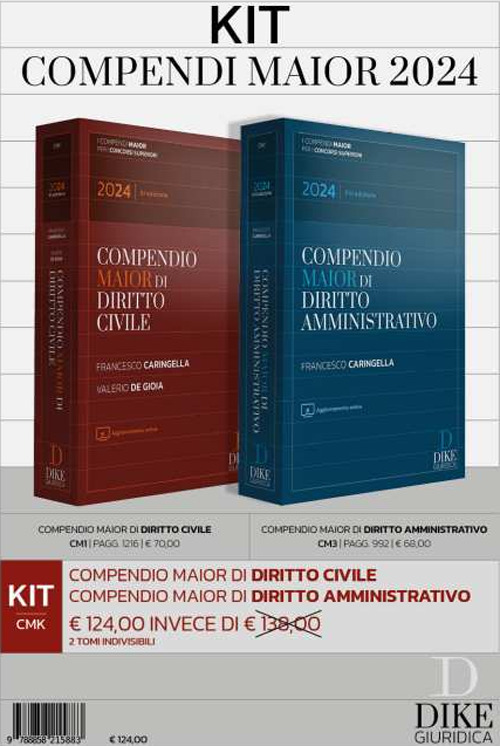 Kit Compendio di diritto civile+Compendio di diritto amministrativo. Ediz. maior