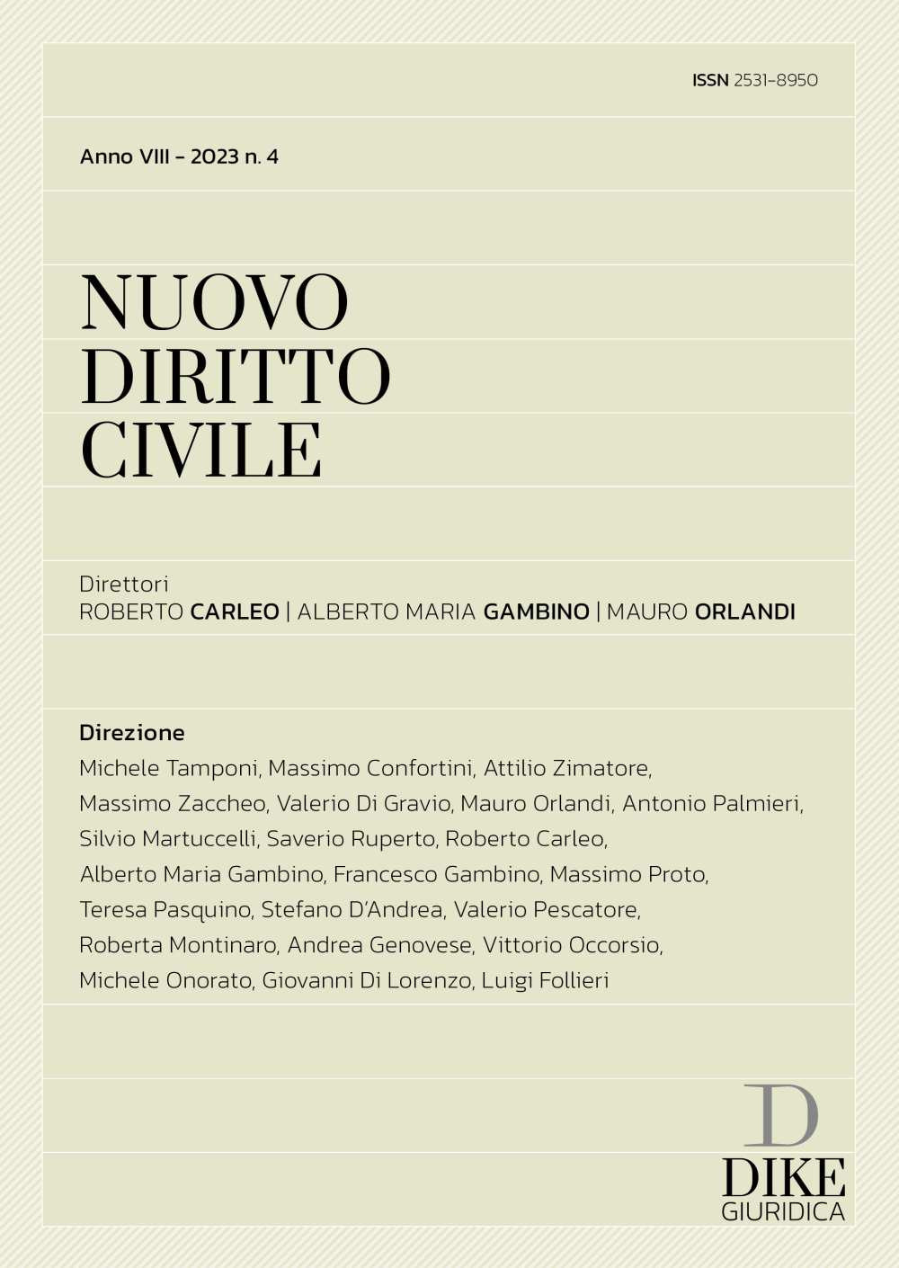 Nuovo diritto civile (2023). Vol. 4
