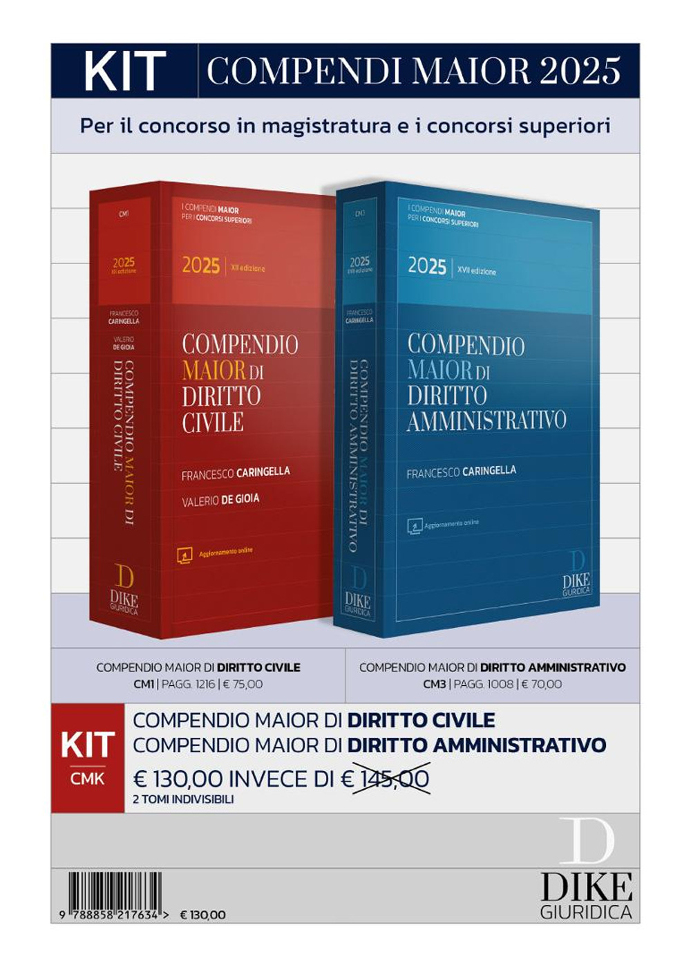 Kit Compendi Maior 2025. Diritto civile + Diritto amministrativo. Con aggiornamento online