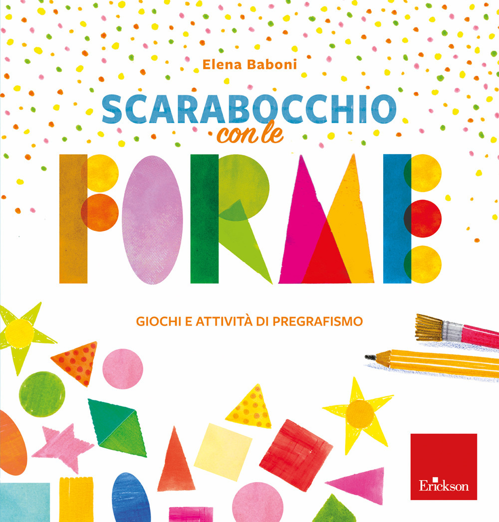 Scarabocchio con le forme-giochi e attività pregrafismo