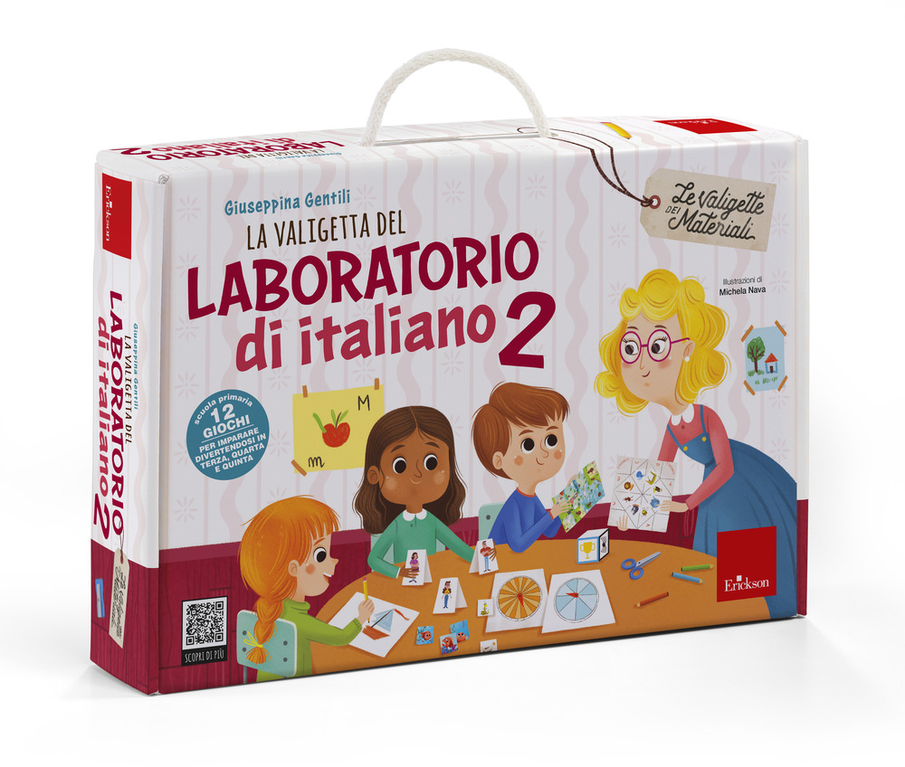 La valigetta del laboratorio di italiano. Vol. 2: 12 giochi per imparare divertendosi in terza, quarta e quinta