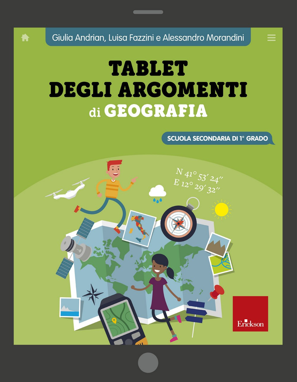 Tablet degli argomenti di geografia. Scuola secondaria di 1º grado