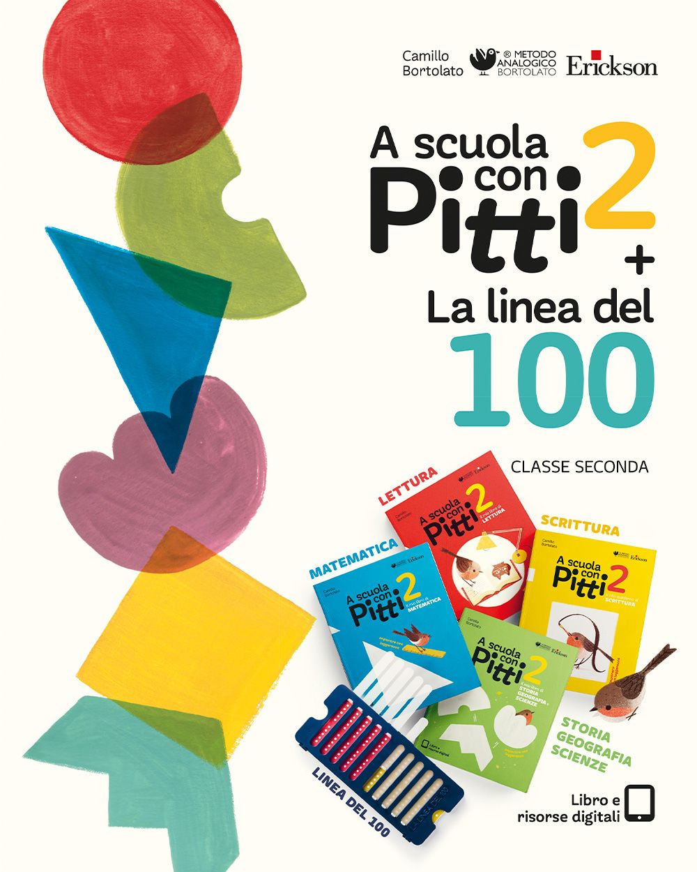 A scuola con Pitti 2. Classe seconda-La linea del 100. Con gadget