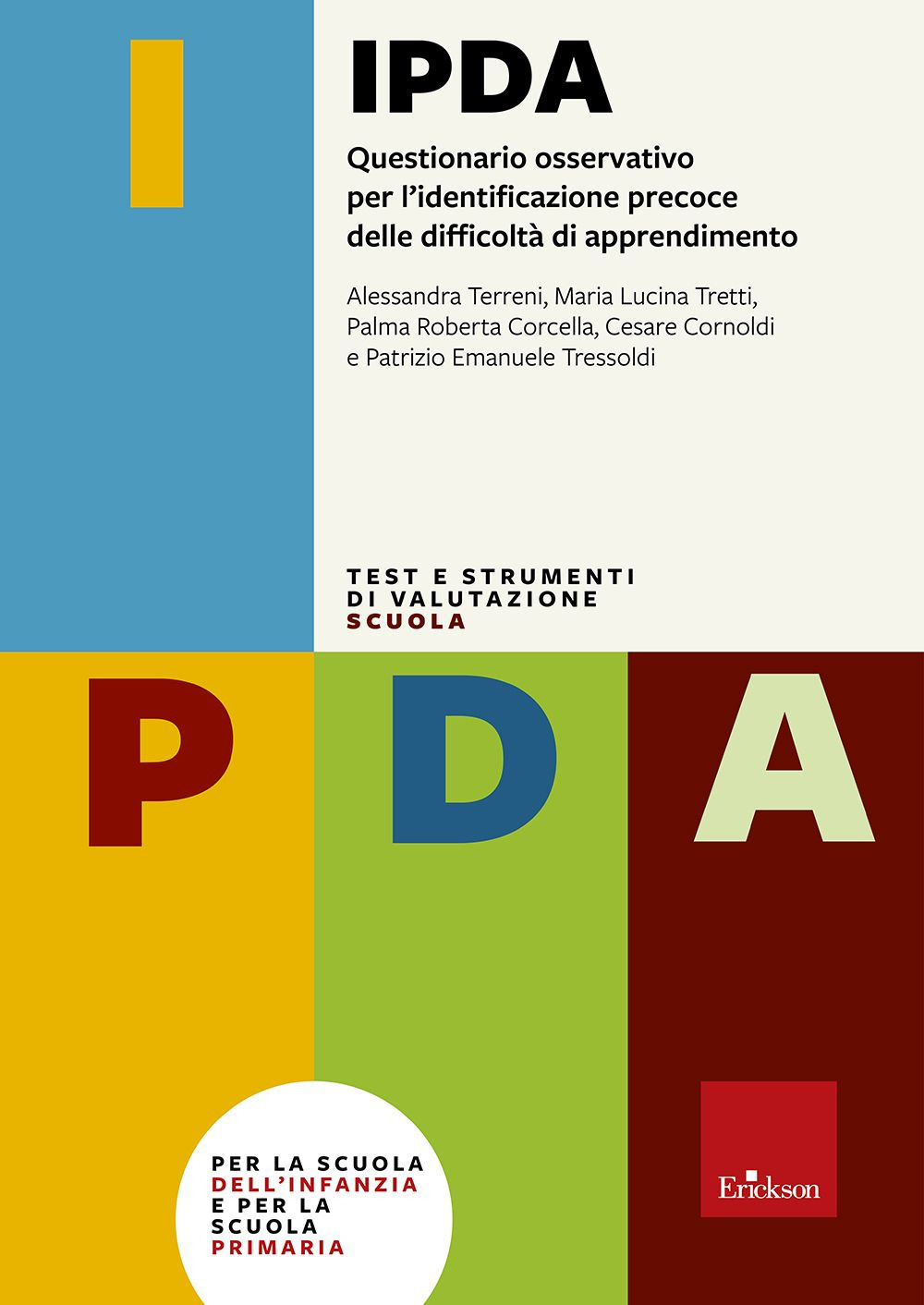 IPDA. Questionario osservativo per l'identificazione precoce delle difficoltà di apprendimento