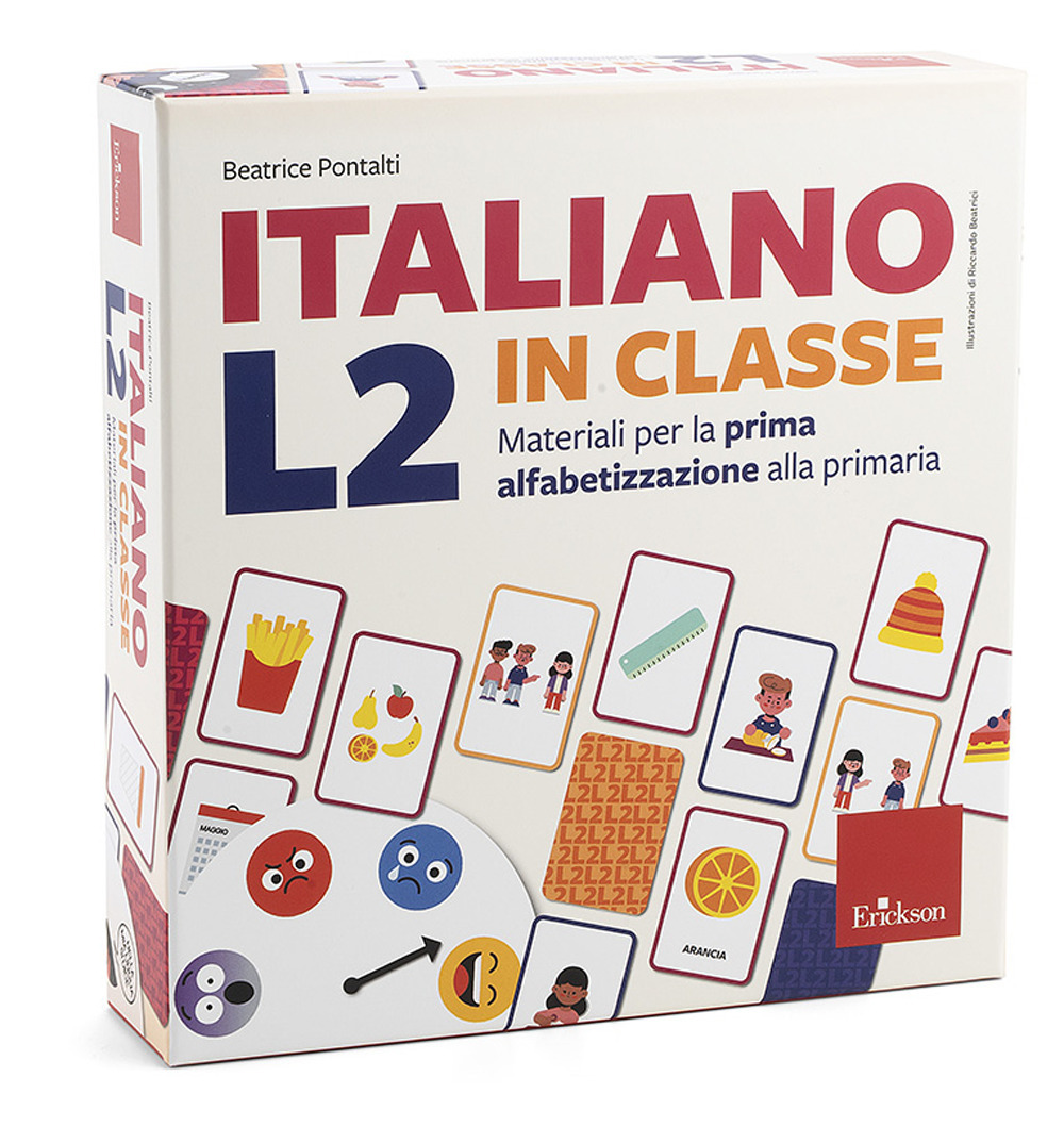 Italiano L2 in classe. Materiali per la prima alfabetizzazione alla primaria. Con 200 Carte. Con 100 Adesivi
