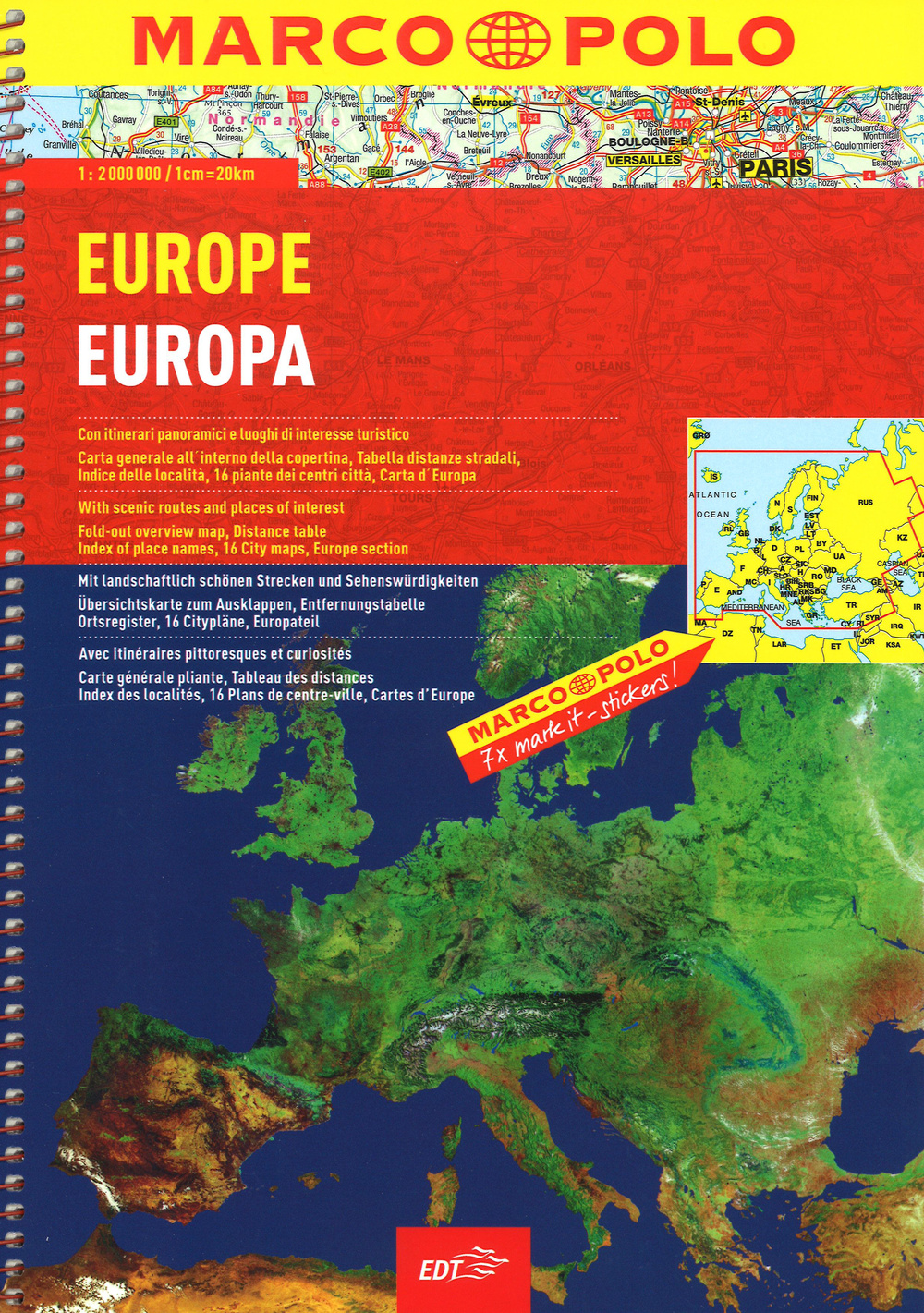 Europa-Europe. 1:2.000.000. Ediz. multilingue