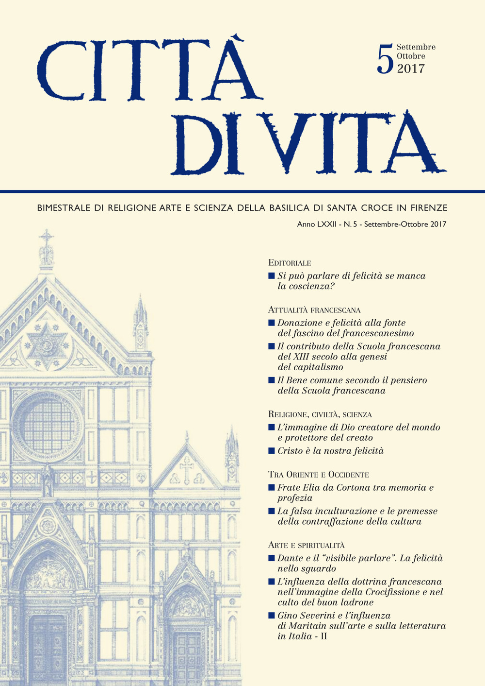 Città di vita (2017). Vol. 5: Settembre-Ottobre