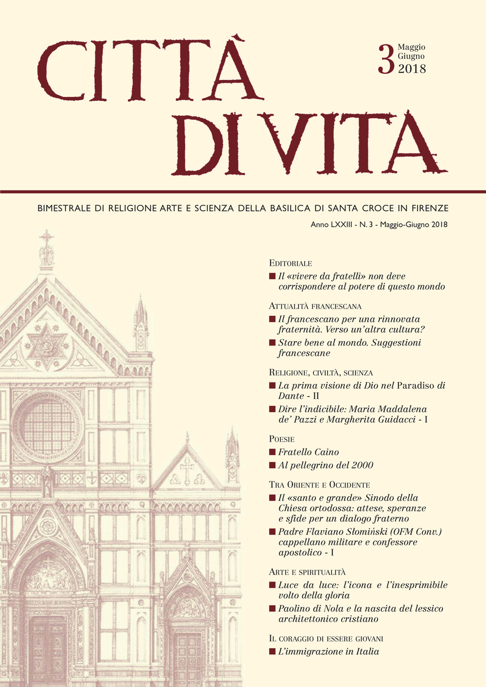 Città di vita (2018). Vol. 3: Maggio-Giugno