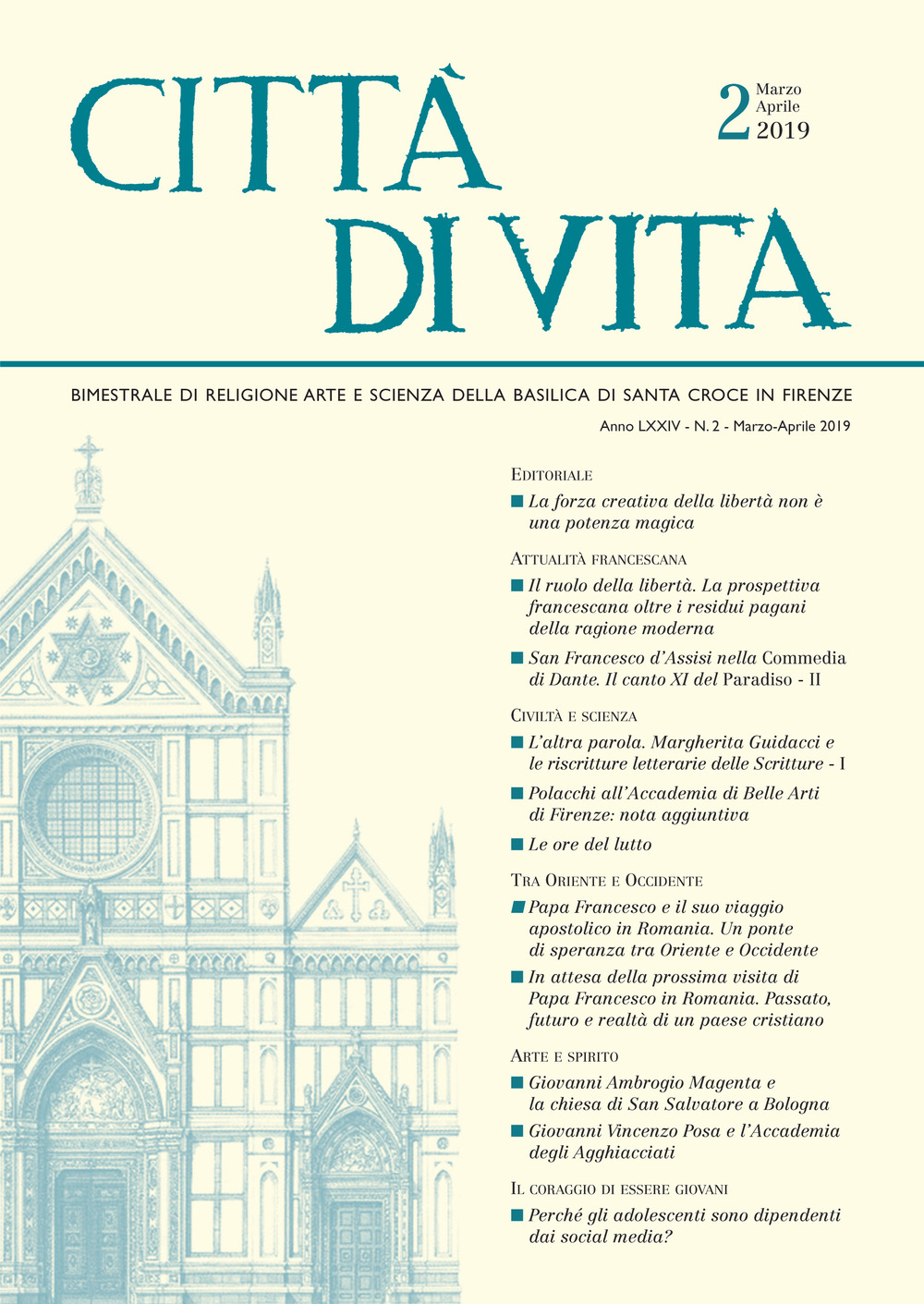 Città di vita (2019). Vol. 2: Marzo-Aprile