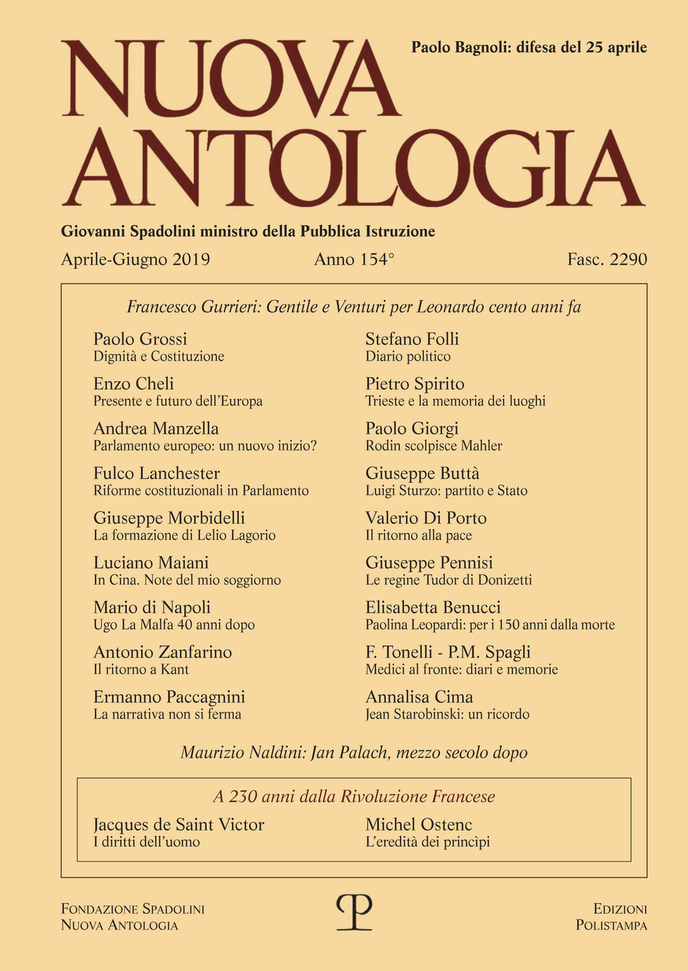Nuova antologia (2019). Vol. 2: Aprile-Giugno