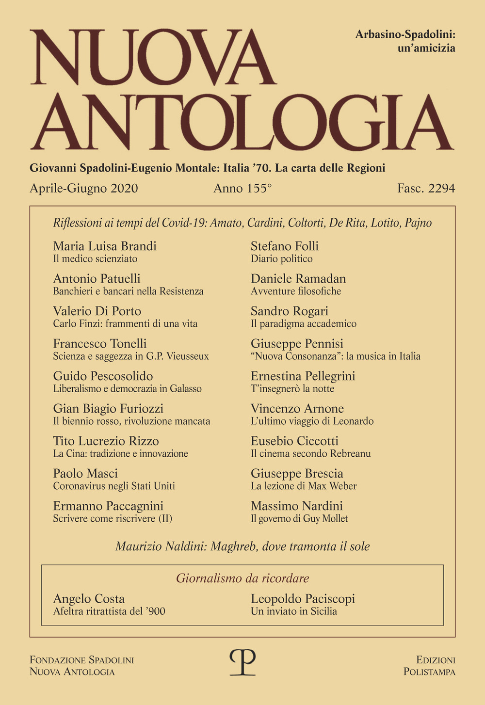 Nuova antologia (2020). Vol. 2: Aprile-giugno