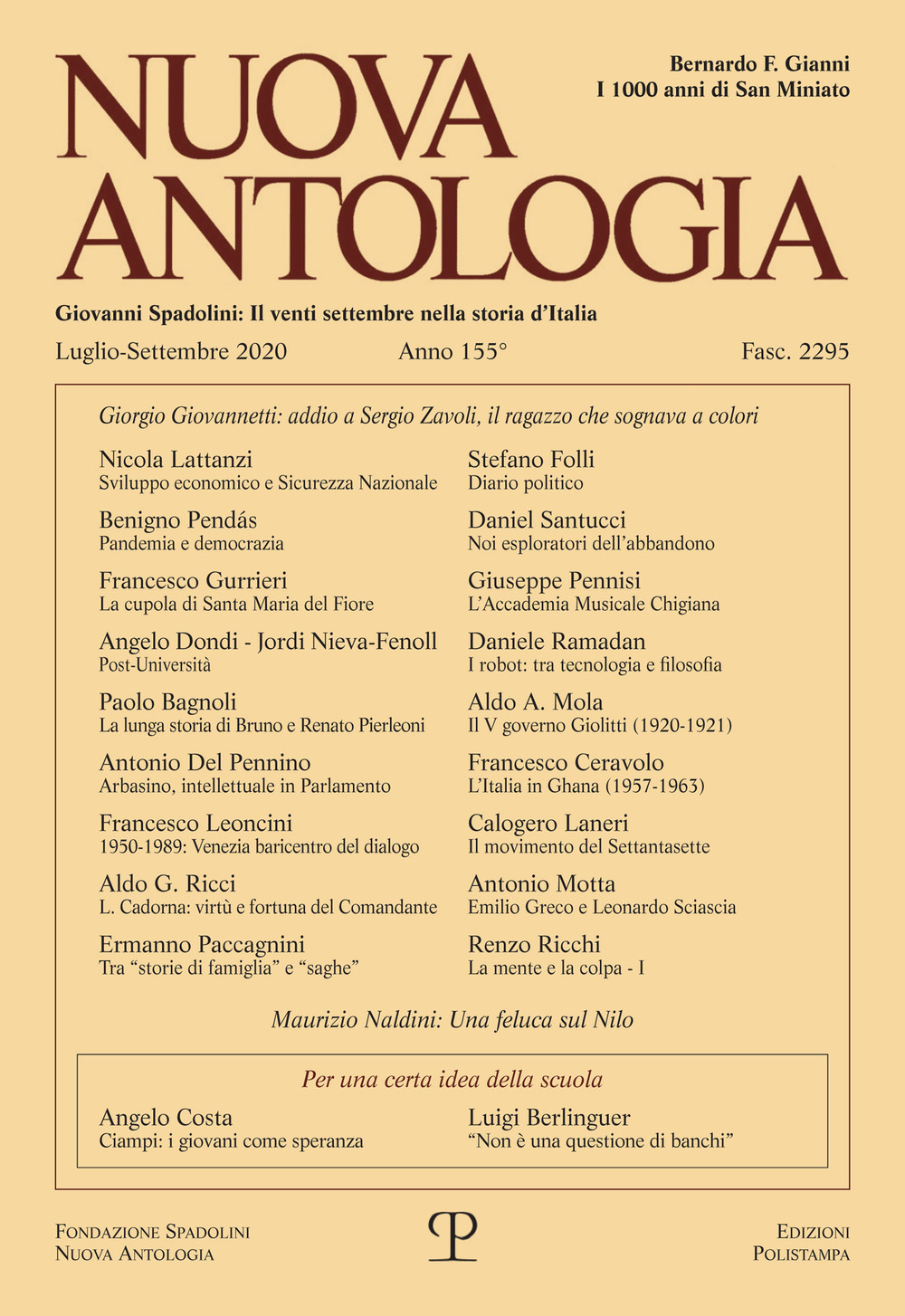 Nuova antologia (2020). Vol. 3: Luglio-settembre