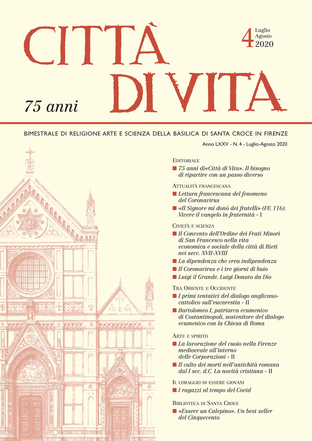 Città di vita (2020). Vol. 4: Luglio-Agosto
