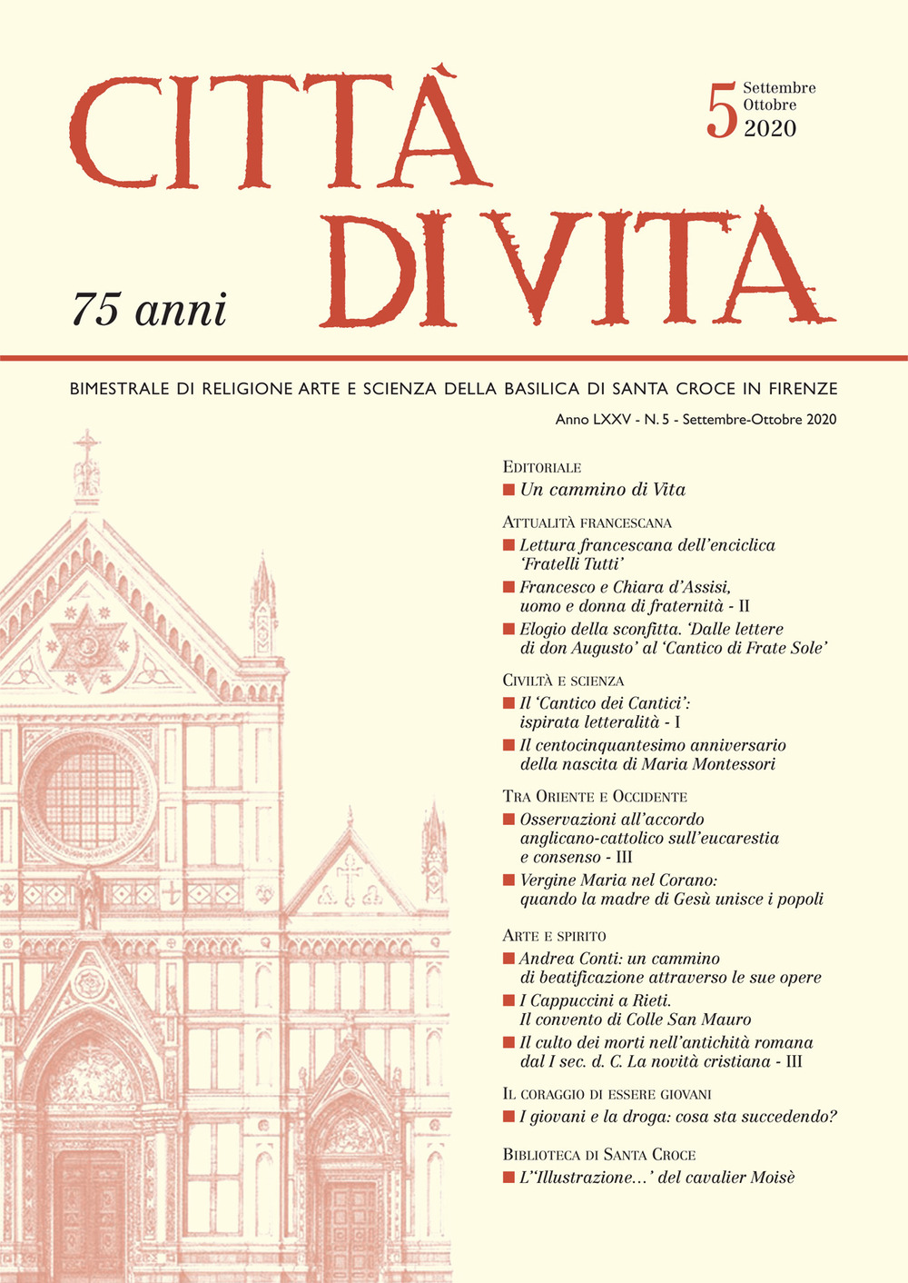 Città di vita (2020). Vol. 5: Settembre-ottobre 2020